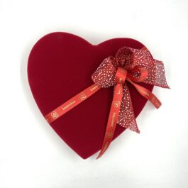 Βελούδινη κασετίνα καρδιά L – BV26004
