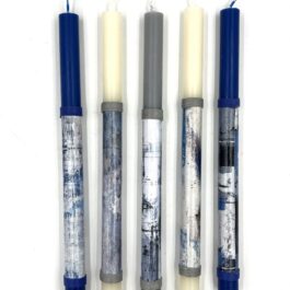 Λαμπάδα με αφηρημένο σχέδιο  LA26004