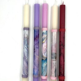 Λαμπάδα με αφηρημένο σχέδιο  LA26005