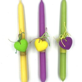 Λαμπάδα καρδιά wax melt LA26019